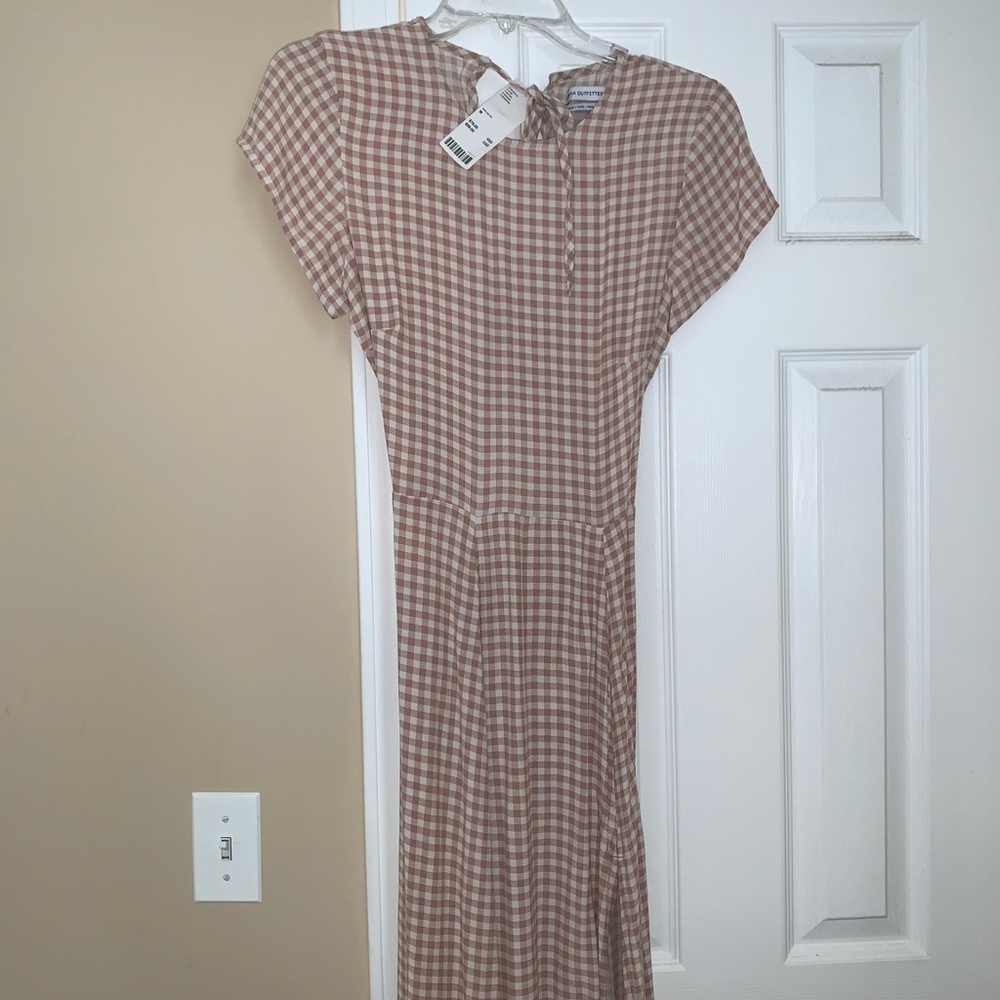 Prairie checkered dress